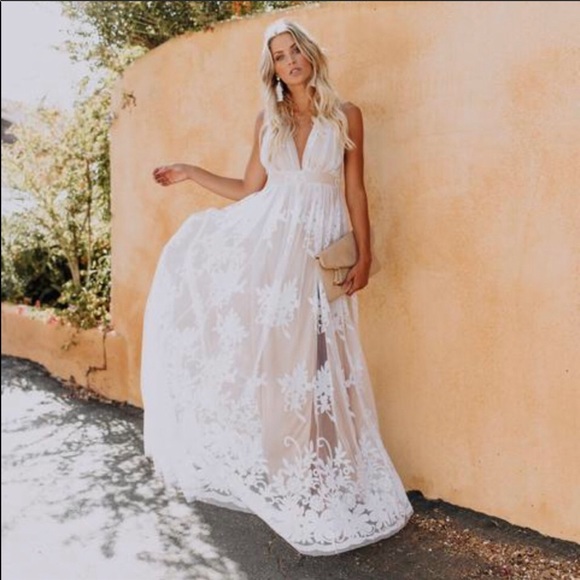 vici antonia maxi dress